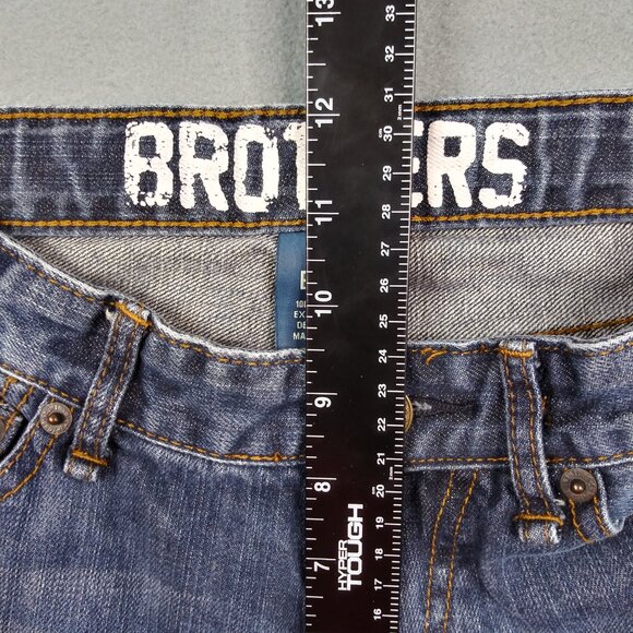 Brothers B11 Boys Denim Jeans Size 12 Blue Bootcut Stretch - Picture 6 of 9